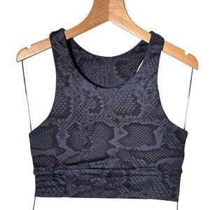 Allfenix Blue Animal Print Sports Bra Size M